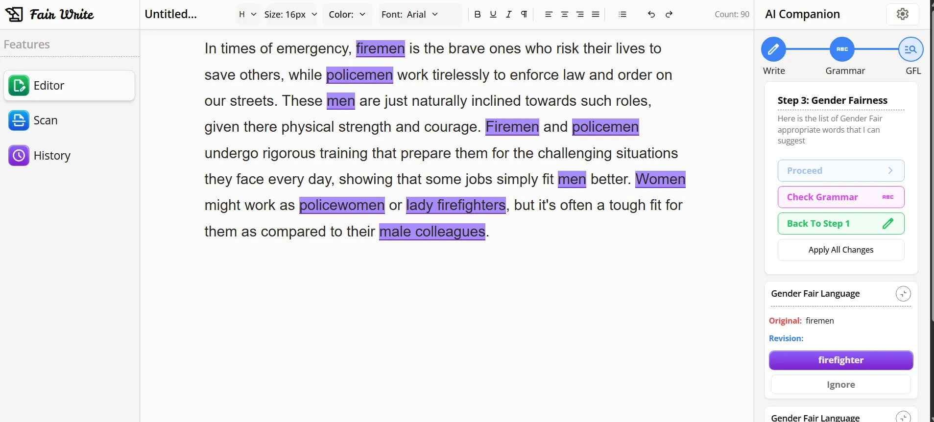 image of fair write a gender fair revision web application