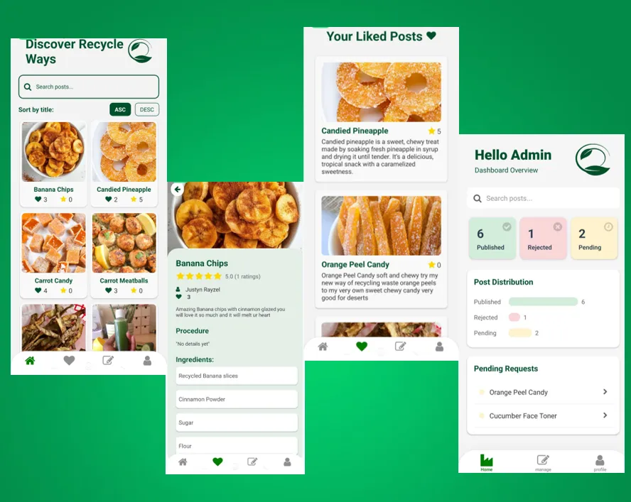 image of greencycle a recycling mobile app